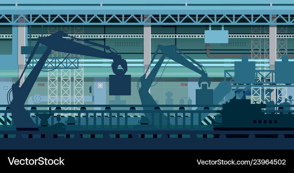 Industry automation Royalty Free Vector Image - VectorStock