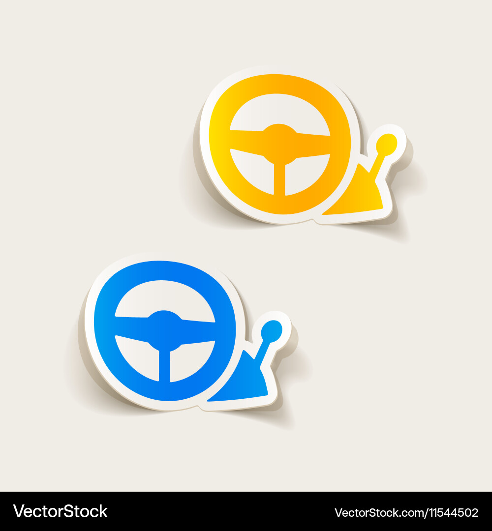 Realistic design element joystick Vector Image