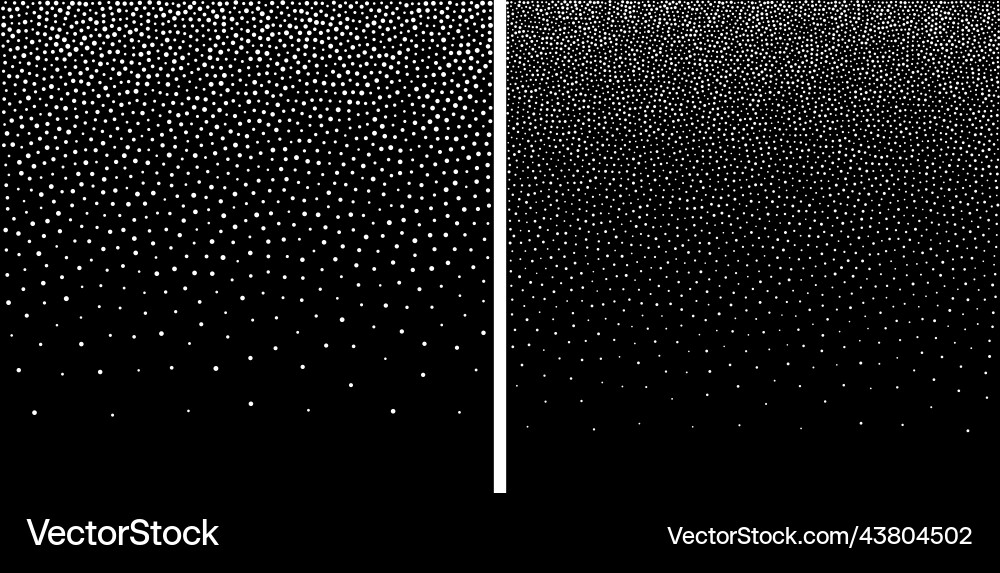 White Halftone Circle Dots Gradient vector image