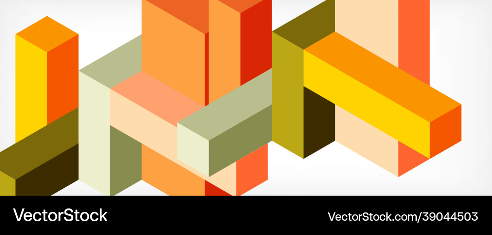 Abstract background 3d cubes cubic elements Abstract background 3d cubes cubic elements vector image