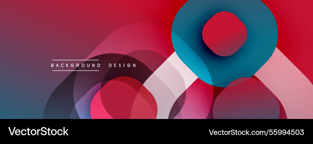 Abstract background with layered translucent Vector Image