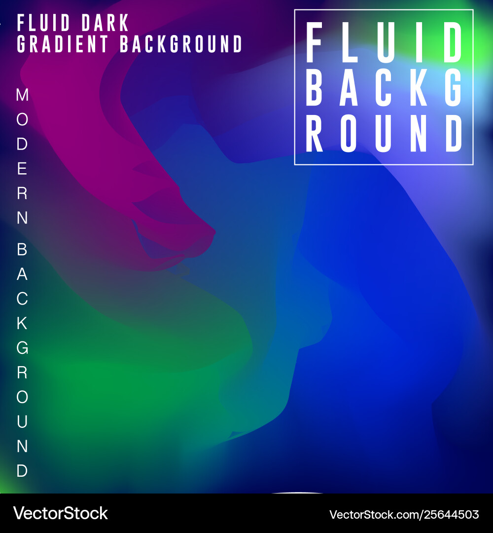 Dark fluid gradient background design abstract Dark fluid gradient background design abstract vector image