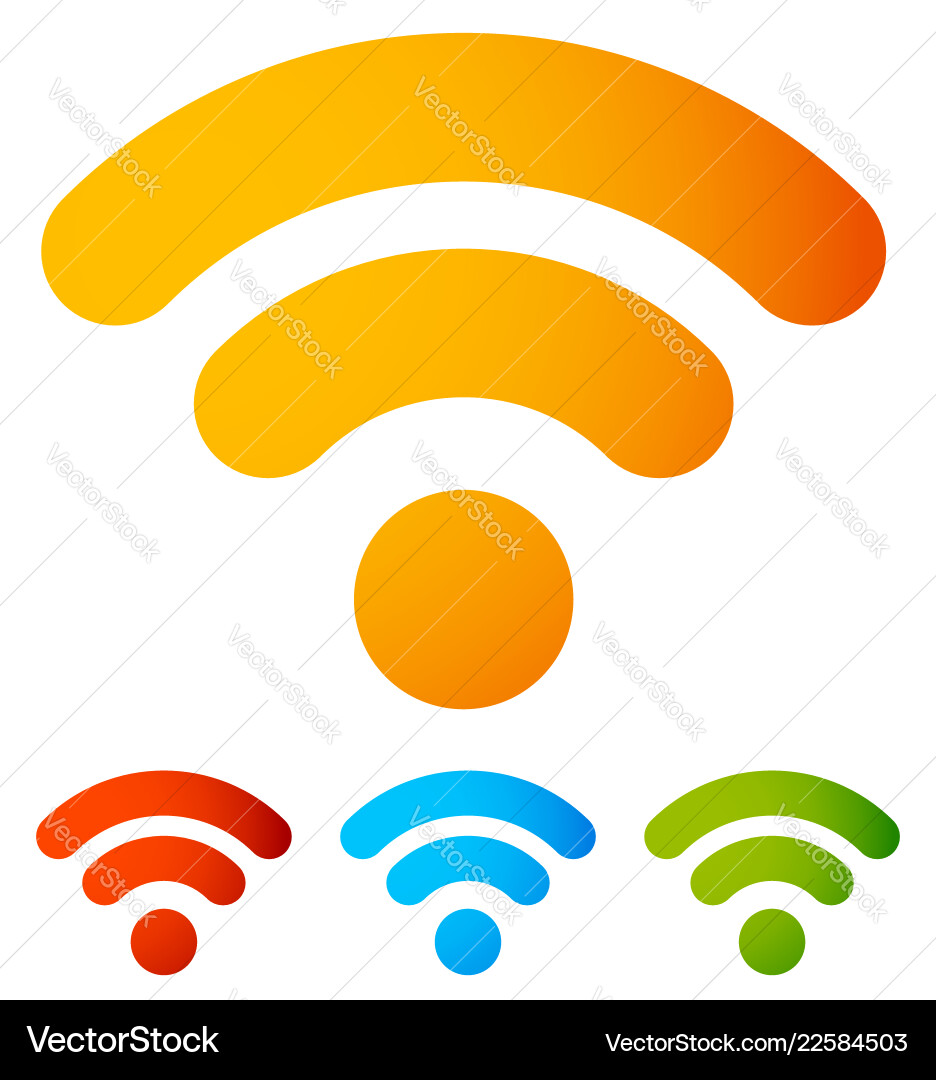Generic signal or rss feed icon symbol Generic signal or rss feed icon symbol Vector Image