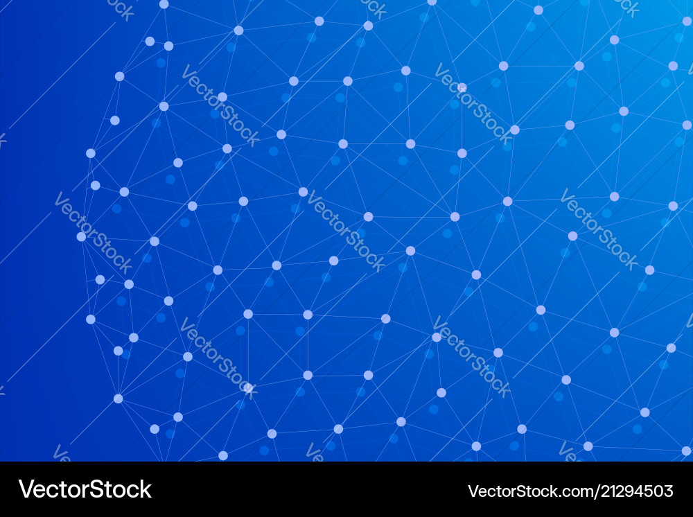 Network Connection Shapes Background Vector Image