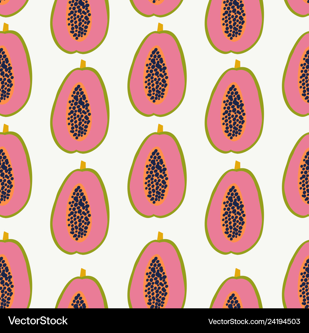 Seamless pattern with tangerine Seamless pattern with tangerine vector image
