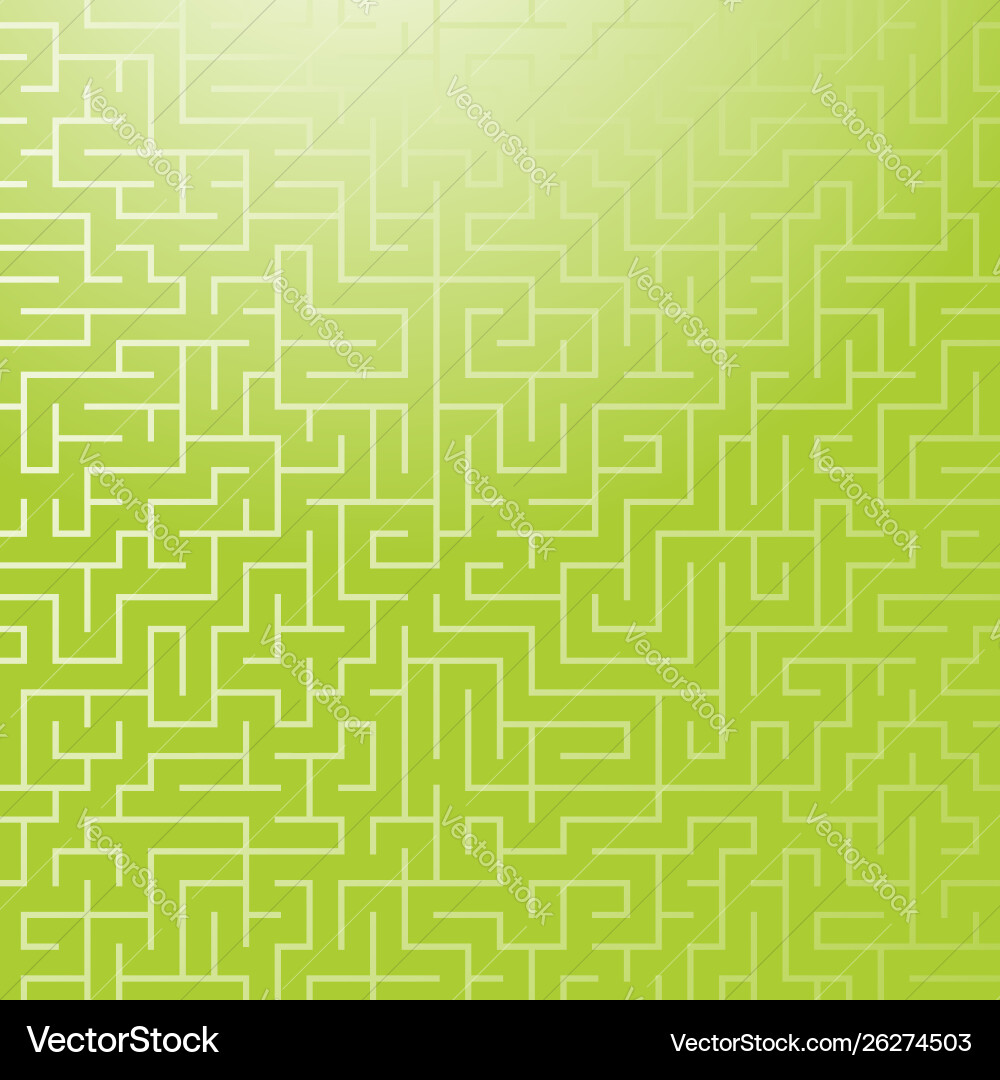 Square color maze pattern simple flat Square color maze pattern simple flat vector image