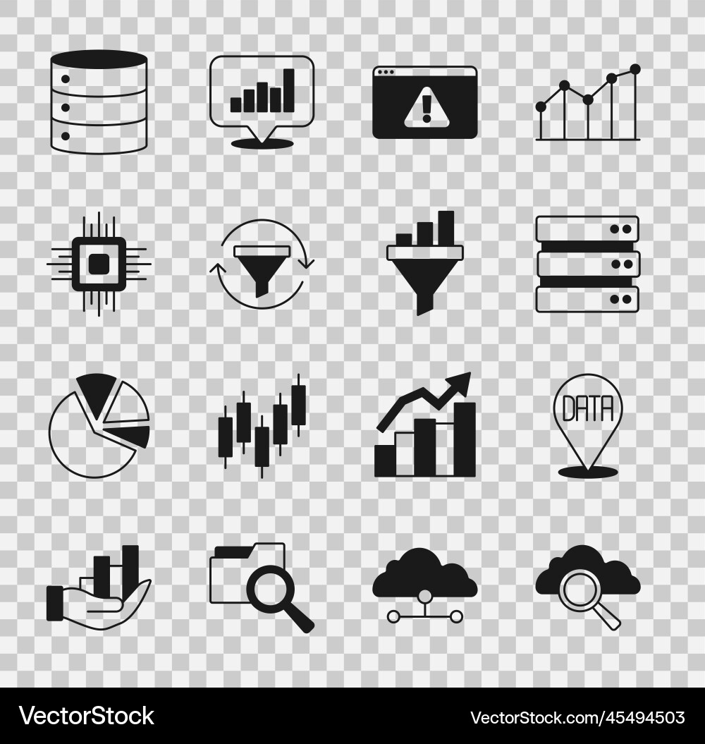 Suche Cloud Computing Datenanalyse Server Suche Cloud Computing Datenanalyse Server vektorbild