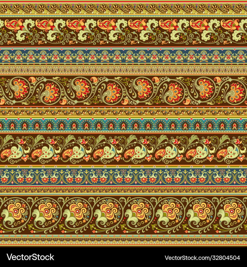 Abstract ethnic stripe pattern background Vector Image