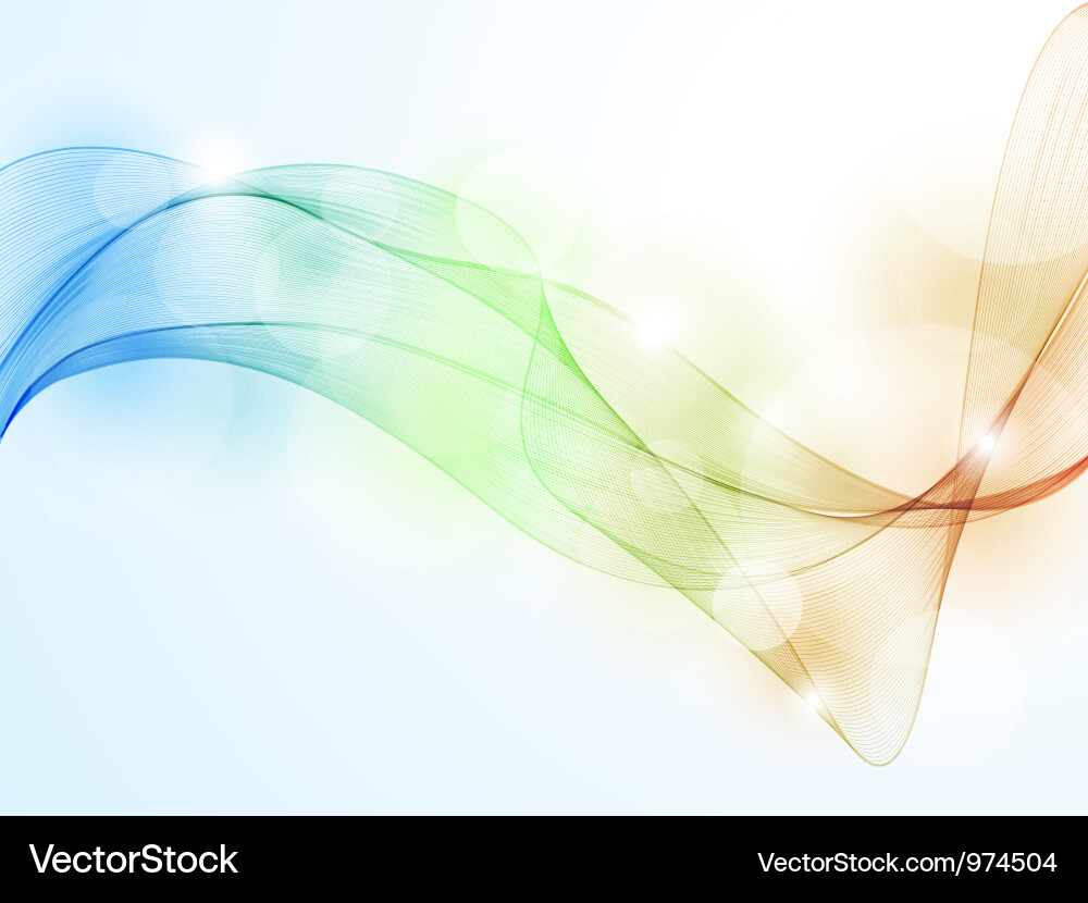 Abstract Water Wave Background vector image