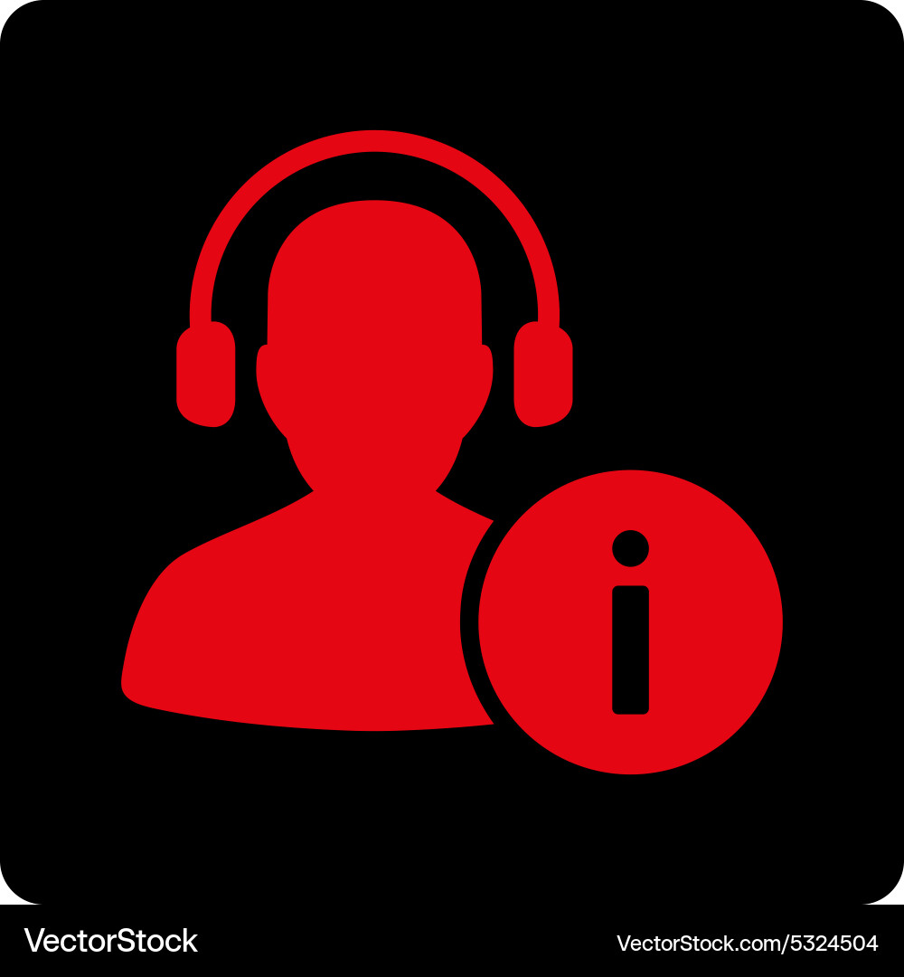 Help desk icon from commerce buttons overcolor set vector image
