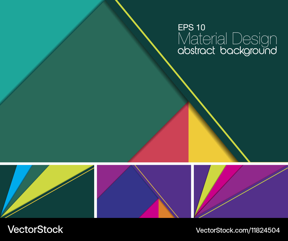 Material design abstract background Vector Image