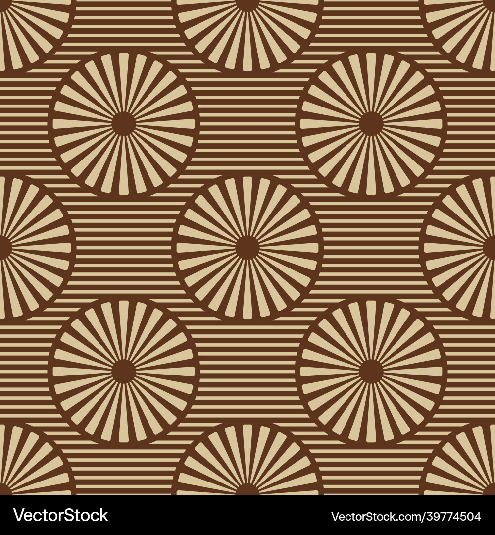Seamless pattern with circles stripes Seamless pattern with circles stripes vector image
