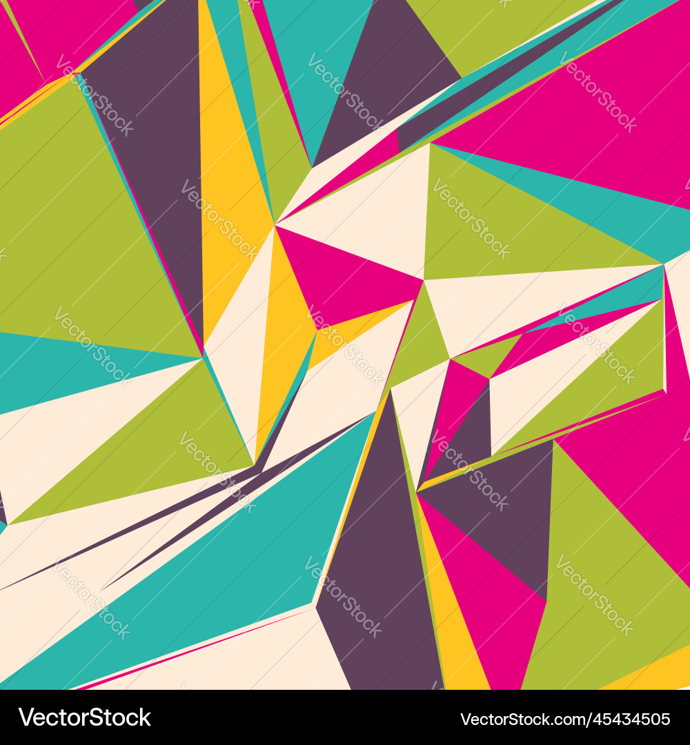 Abstract background with colorful triangles Abstract background with colorful triangles vector image