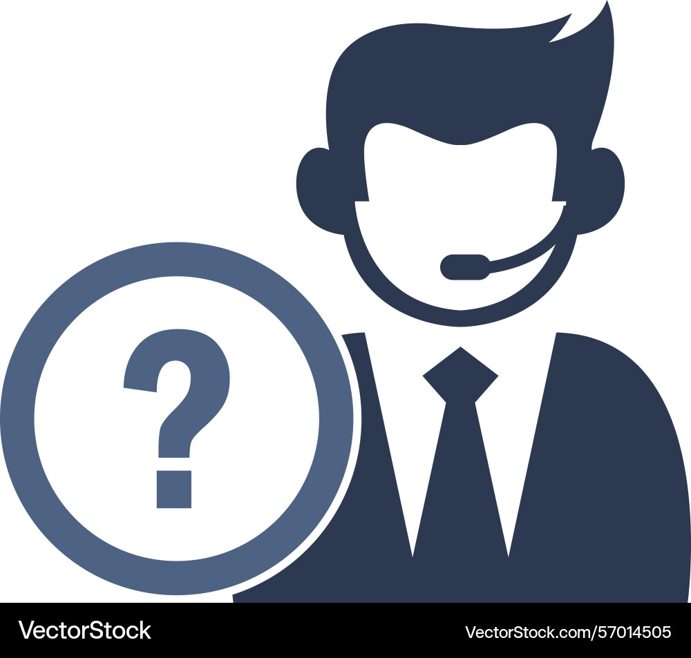 Help and support icon Vector Image