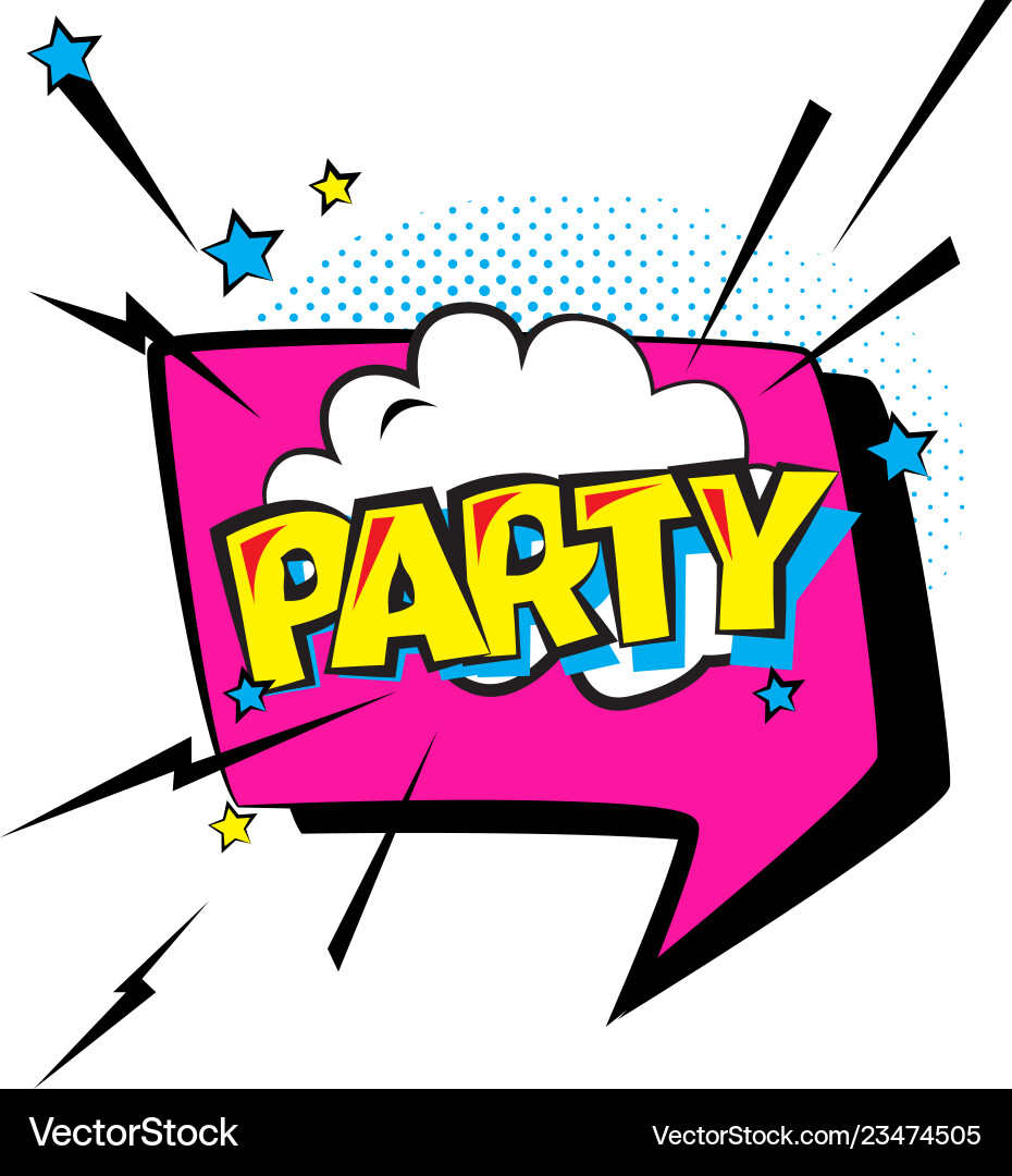 Sticker bubble with text short message in color Sticker bubble with text short message in color vector image