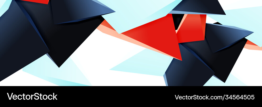 Triangle mosaic abstract background 3d triangular Triangle mosaic abstract background 3d triangular vector image