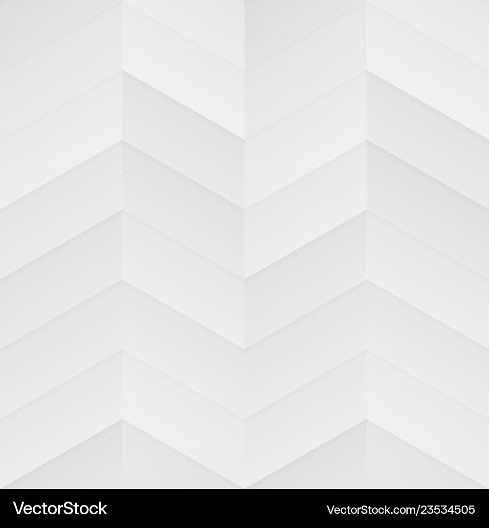 White Zigzag Pattern vector image