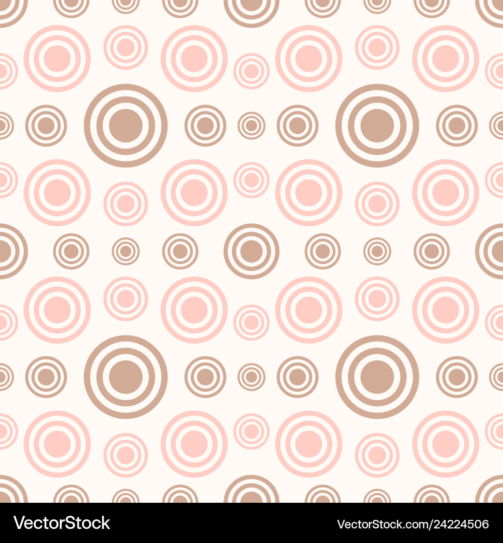 Abstract seamless pattern with rings and circles Abstract seamless pattern with rings and circles vector image