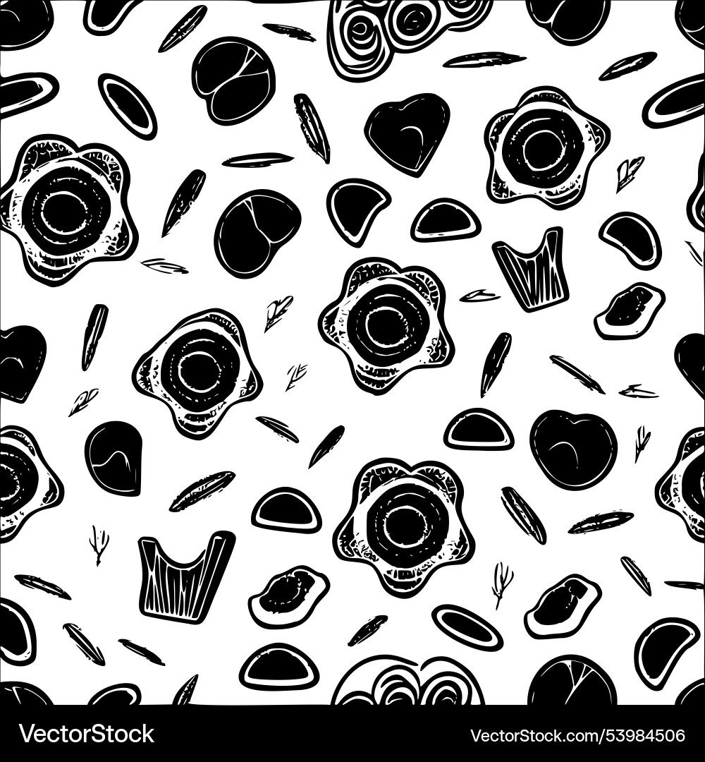 Bread abstract pattern seamless Bread abstract pattern seamless Vector Image