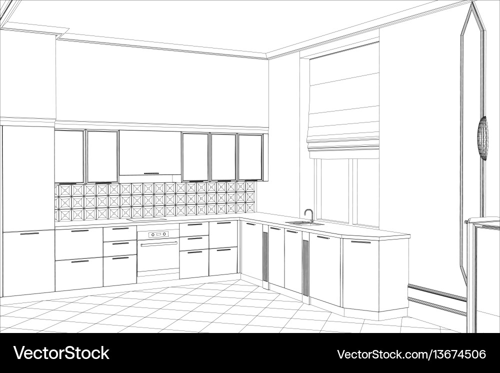 Design process in wire-frame Design process in wire-frame vector image