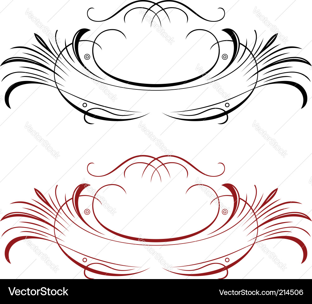 Elegant design elements Vector Image