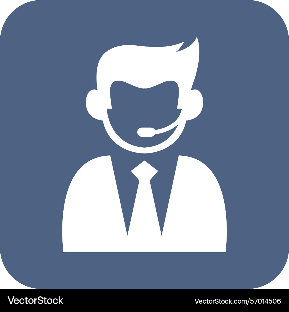 Help and support icon vector image