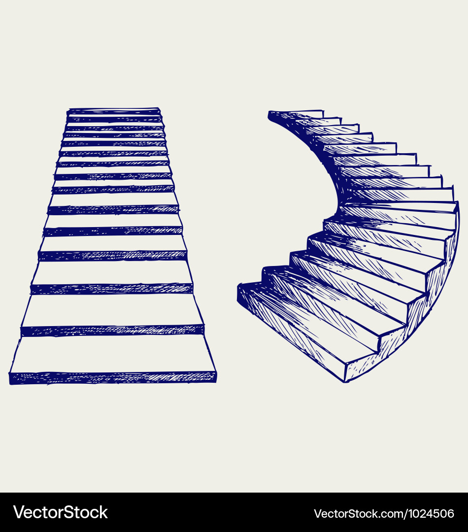 Staircase Royalty Free Vector Image - VectorStock