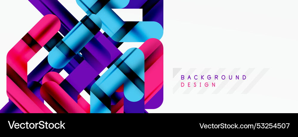 Abstract background - colorful lines composition Abstract background - colorful lines composition vector image