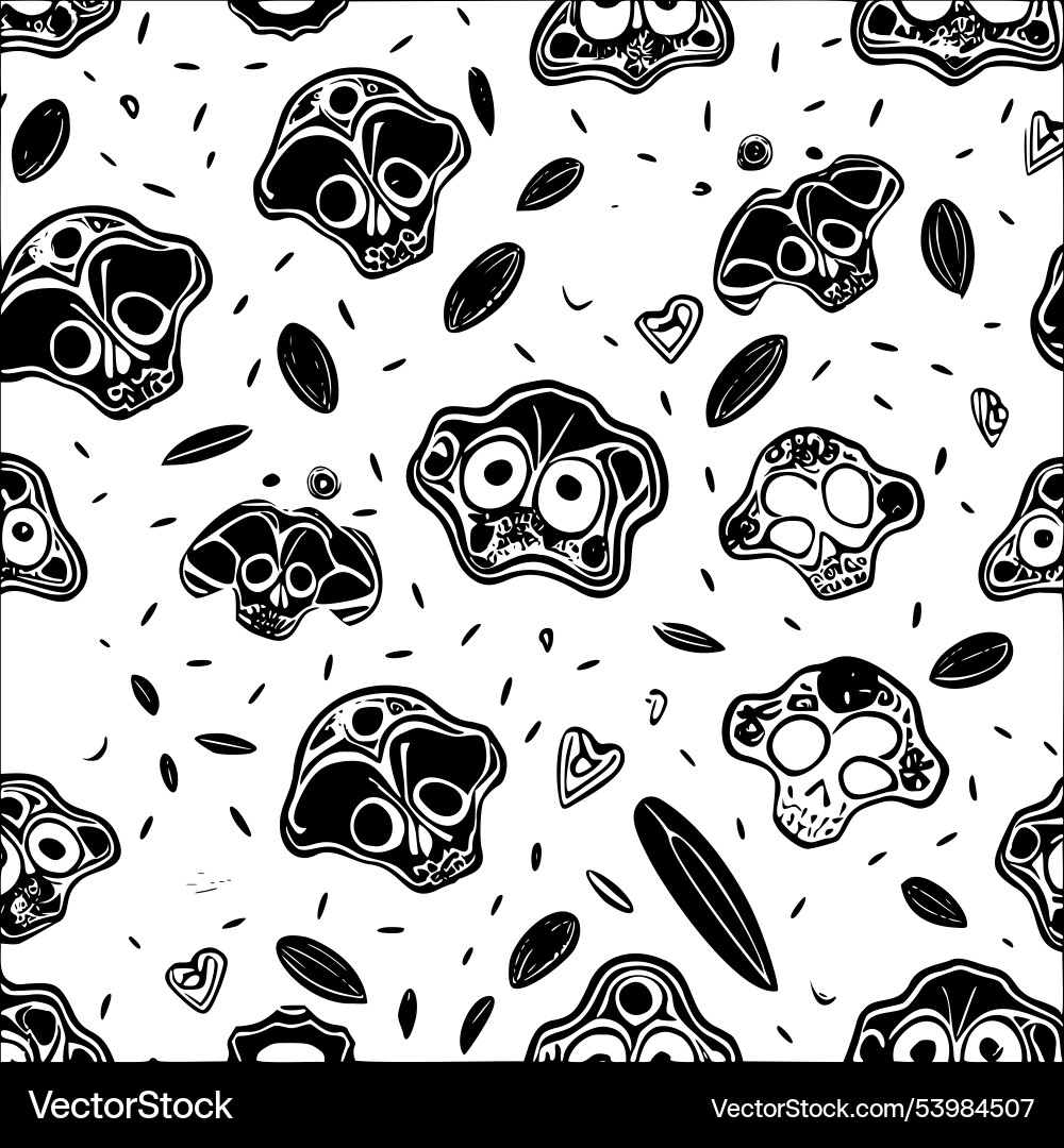Bread abstract pattern seamless Bread abstract pattern seamless Vector Image