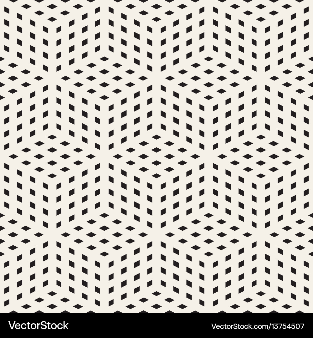 Cubic grid tiling endless stylish texture Cubic grid tiling endless stylish texture vector image