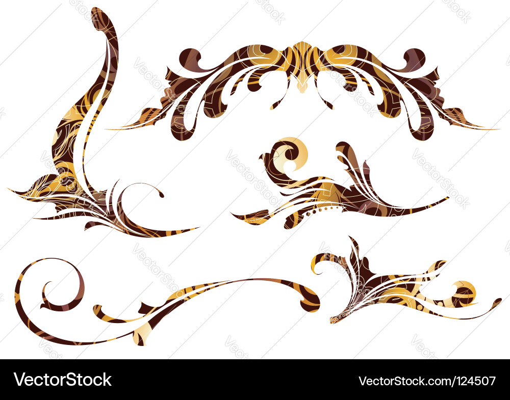 Design elements vector image