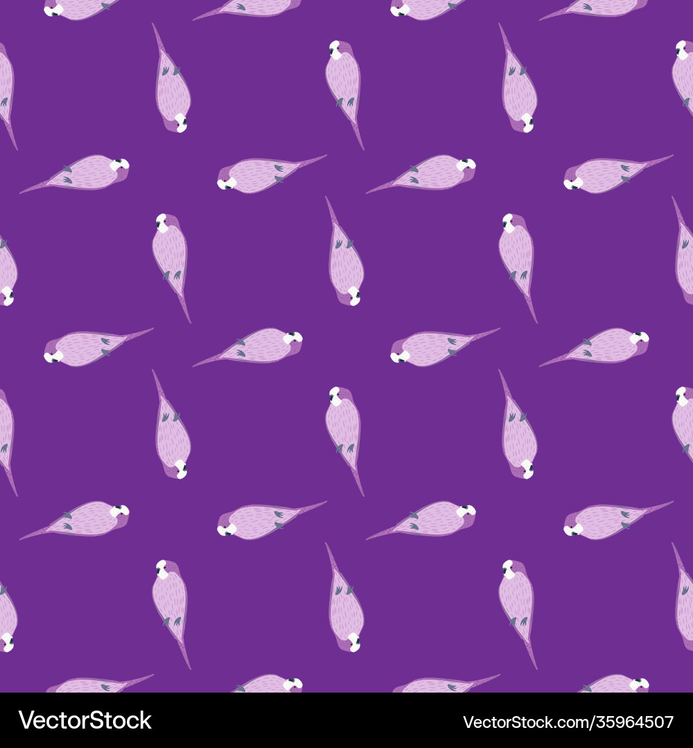 Geometric abstract seamless pattern with parrot Geometric abstract seamless pattern with parrot vector image