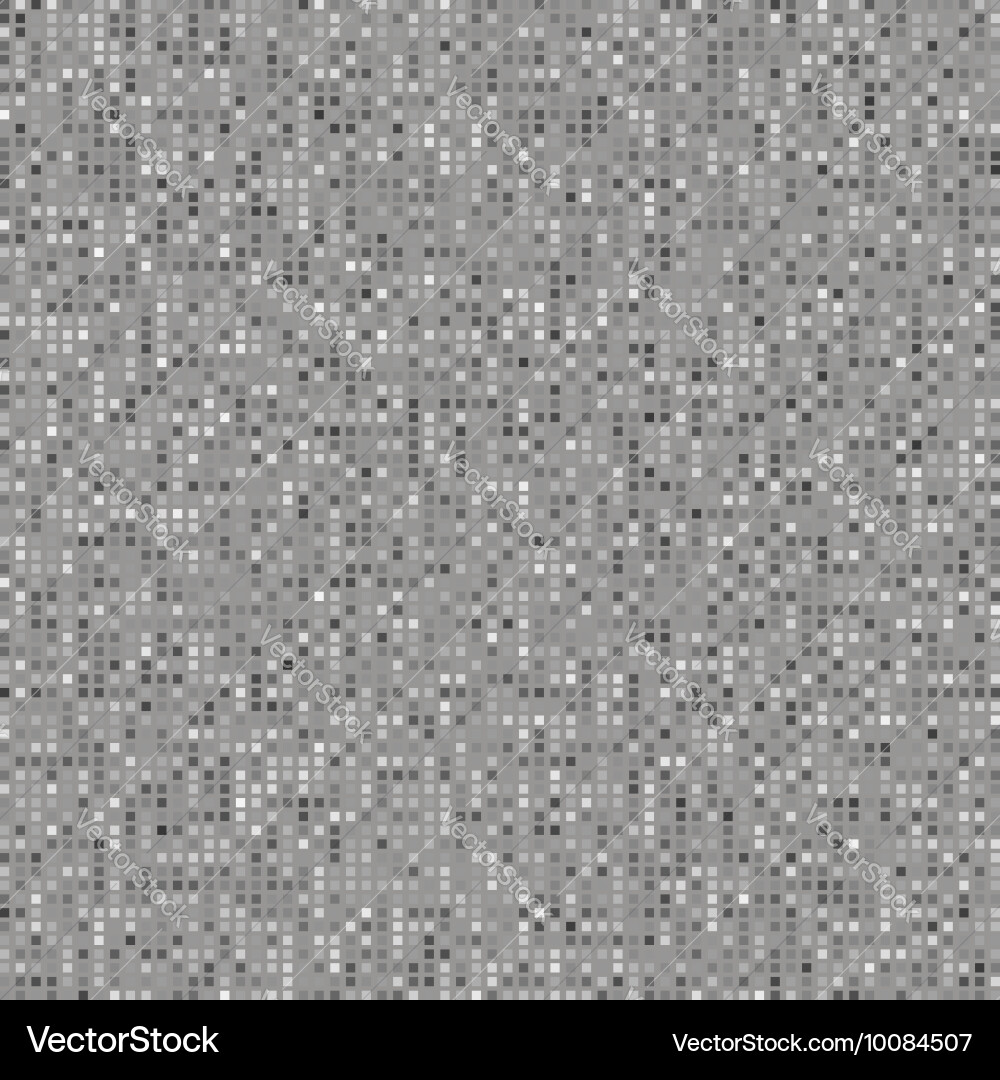 Grey Pixel Grid Pattern Vector Image
