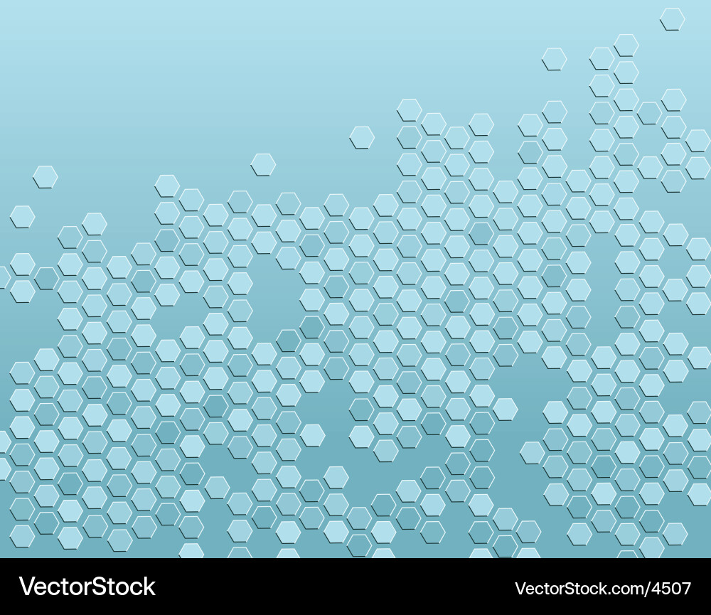 Hexagonal Pattern Background vector image
