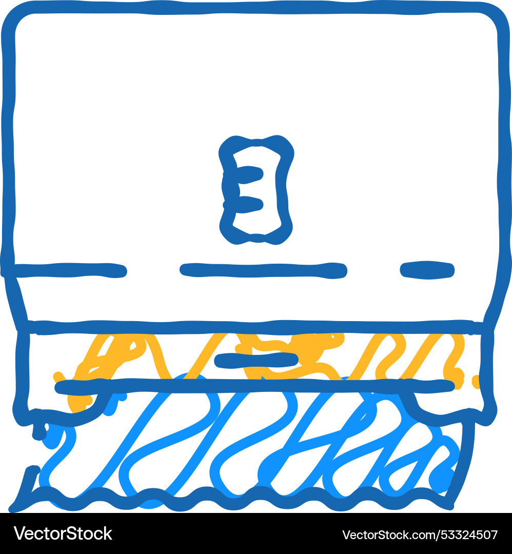 Papier Handtuchspender Ikone doodle Papier Handtuchspender Ikone doodle vektorbild