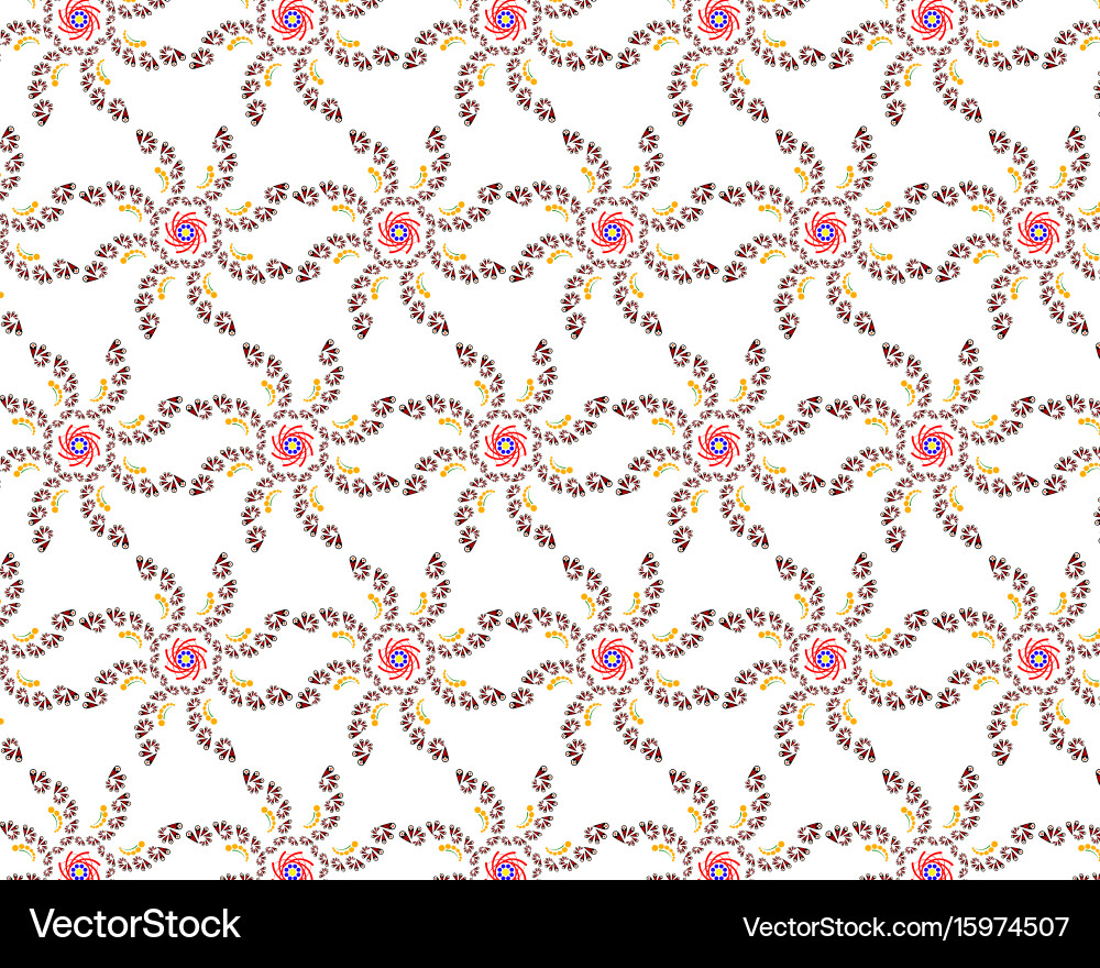 Pattern in the form of colors Vector Image