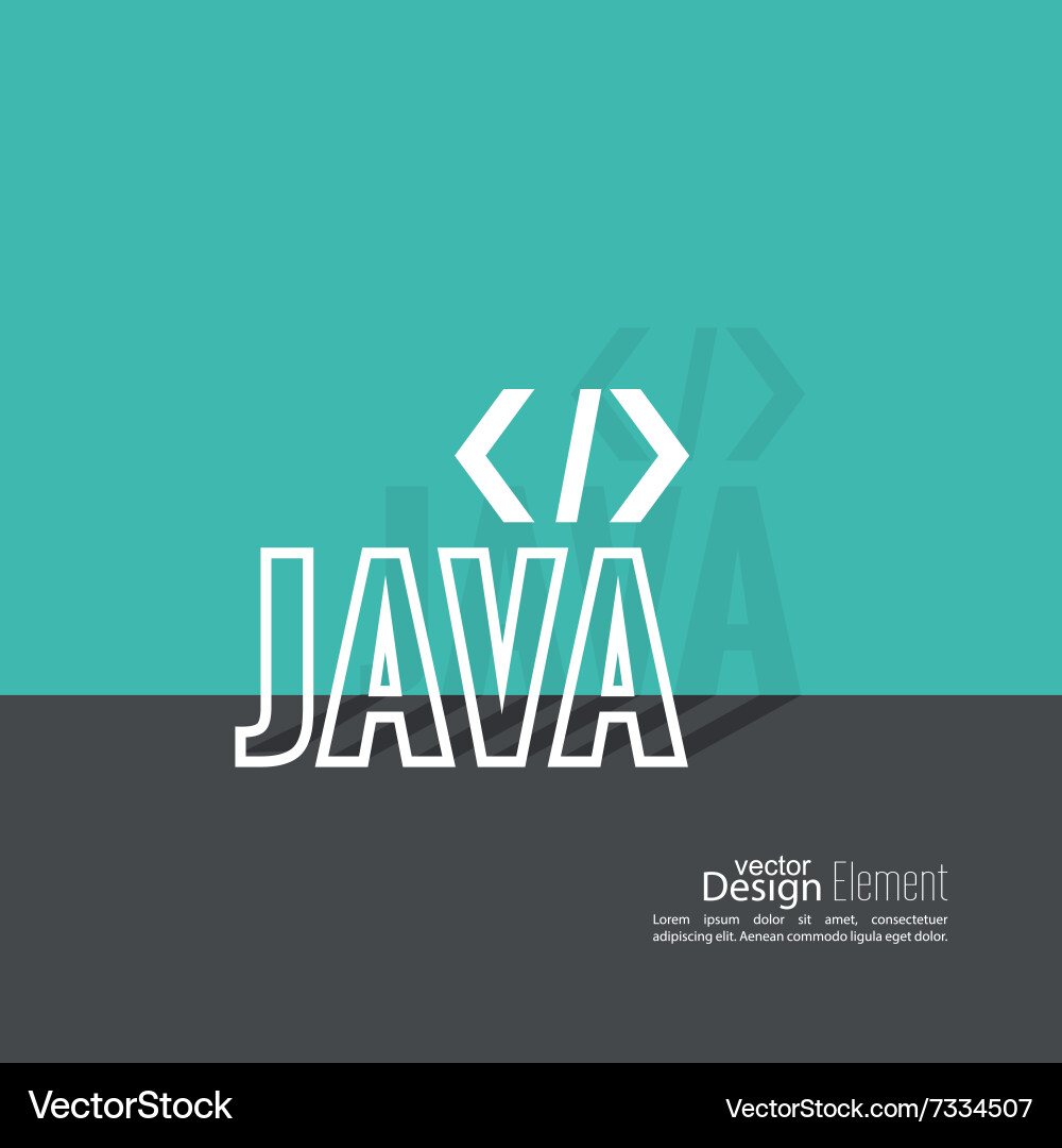 Progrmming code vector image