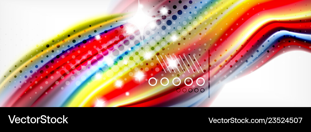 Smooth liquid blur wave background color flow Smooth liquid blur wave background color flow vector image