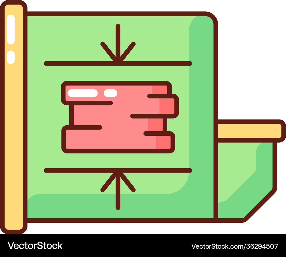 Trash compactor rgb color icon Vector Image