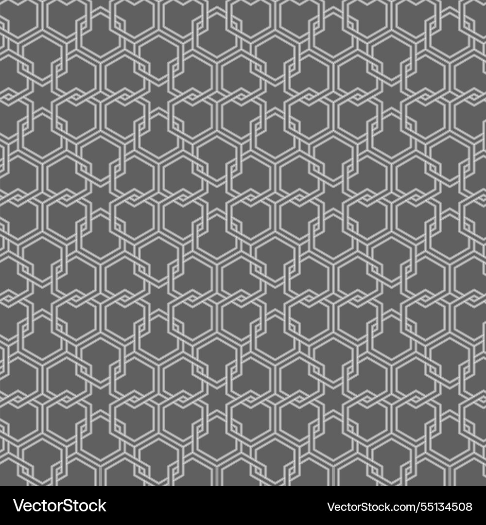 Abstract geometric pattern seamless background vector image