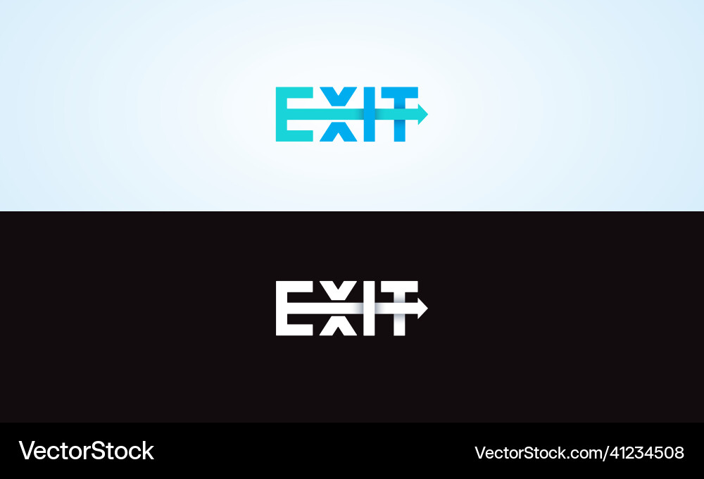 Exit design Vector Image