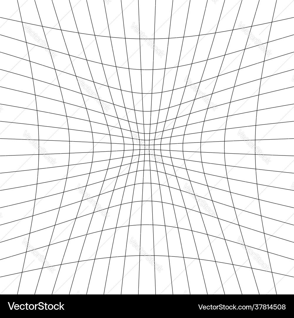 Grid mesh lattice grating with distort deform Grid mesh lattice grating with distort deform vector image