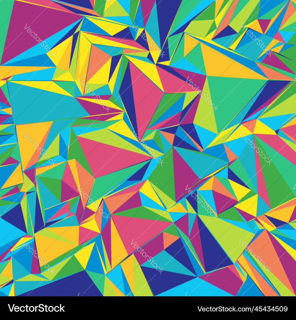 Abstract background with colorful triangles Abstract background with colorful triangles vector image
