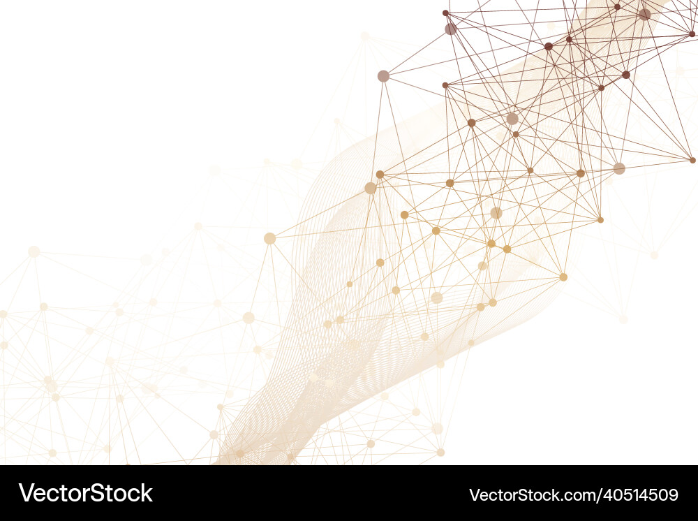 Geometric abstract background with connected line Geometric abstract background with connected line vector image