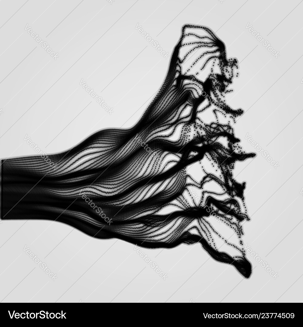 Water splash imitation array dynamic particles Water splash imitation array dynamic particles vector image