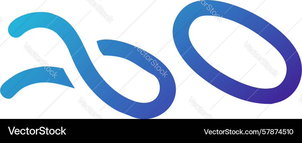 Abstract looping wave icon continuous flow Vector Image