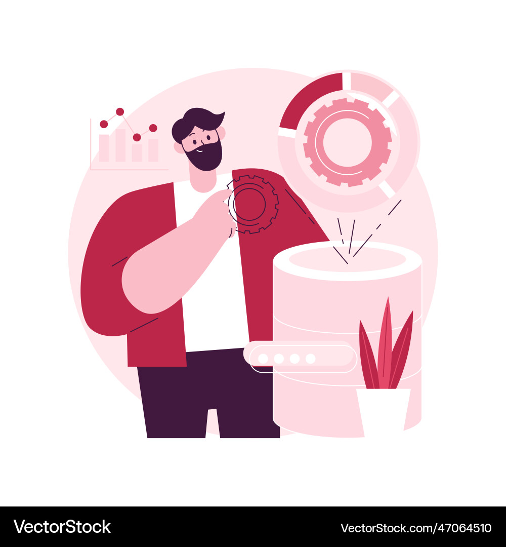 Big data tools abstract concept Big data tools abstract concept vector image
