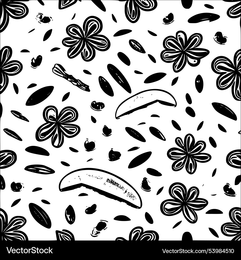 Bread abstract pattern seamless Bread abstract pattern seamless Vector Image