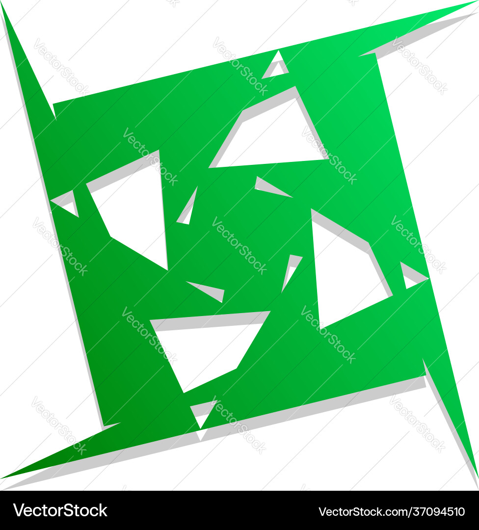 Edgy random abstract geometric shape element Edgy random abstract geometric shape element vector image