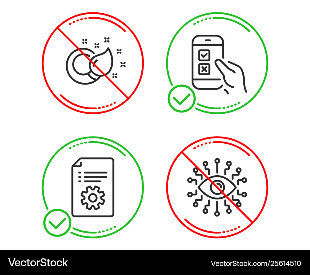 Paint brush technical documentation and mobile vector image